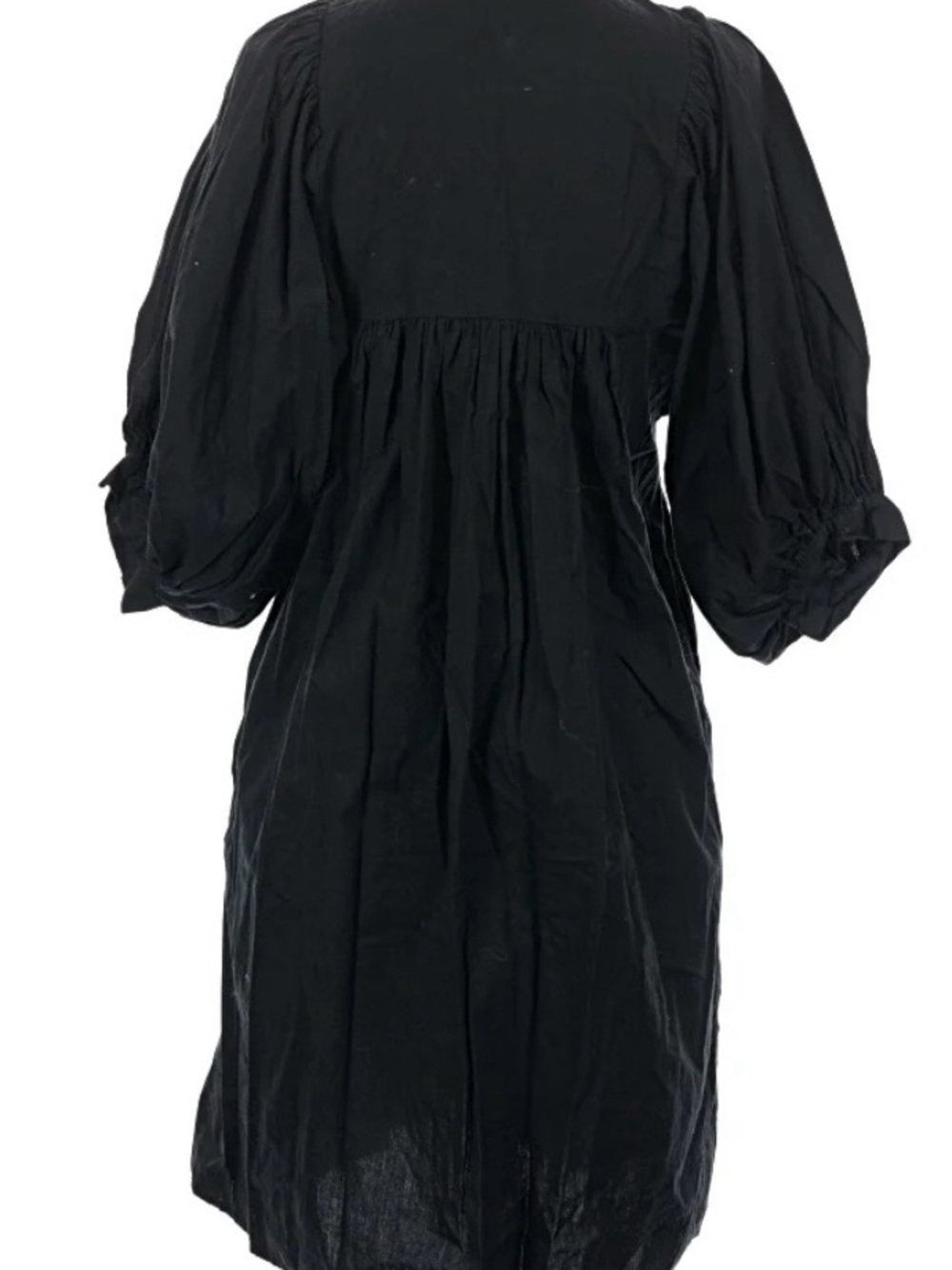 Never a Wallflower High Neck Dress in Black Poplin medium GUC, no flaws - Picture 3 of 8